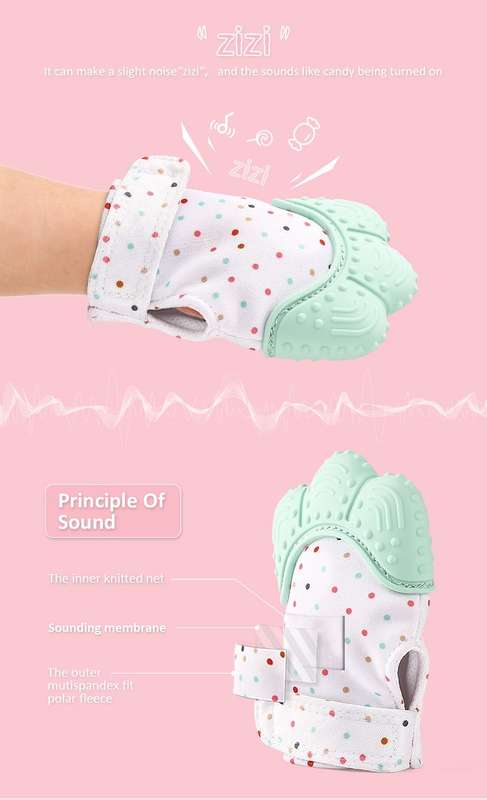 Baby Teething Mittens Set of 2