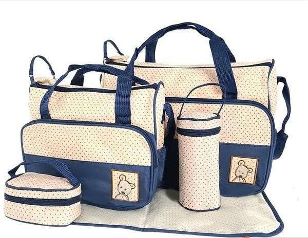 5-in-1 Multifunctional Nappy Bag - Blue (READ THE DESCRIPTION)