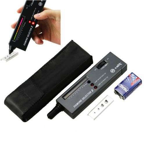 Diamond Moissanite Tester Gemstone Selector II Jewelry Indicator Tool LED Audio
