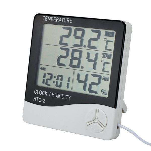 Temperature and Humidity Monitor Alarm Clock - OPEN BOX