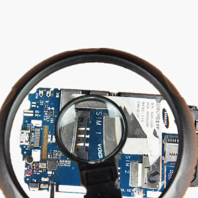 Magnifying Glasses Auxiliary Stand with LED lights