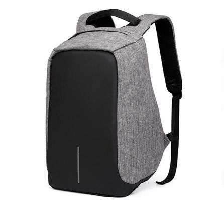 Anti-Theft Backpack - Grey (READ THE DESCRIPTION)