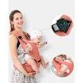 Baby Carrier with Hip Seat - pink
