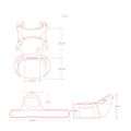 Baby Carrier with Hip Seat - pink