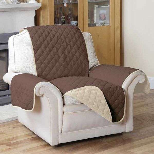 Single Couch Coat Convenient Reversible Sofa Cover (READ THE DESCRIPTION)