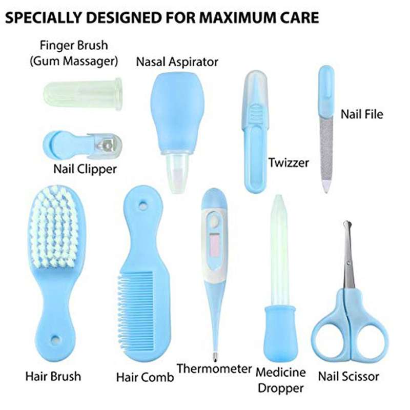 10 IN 1 BABY CARE KIT - BLUE