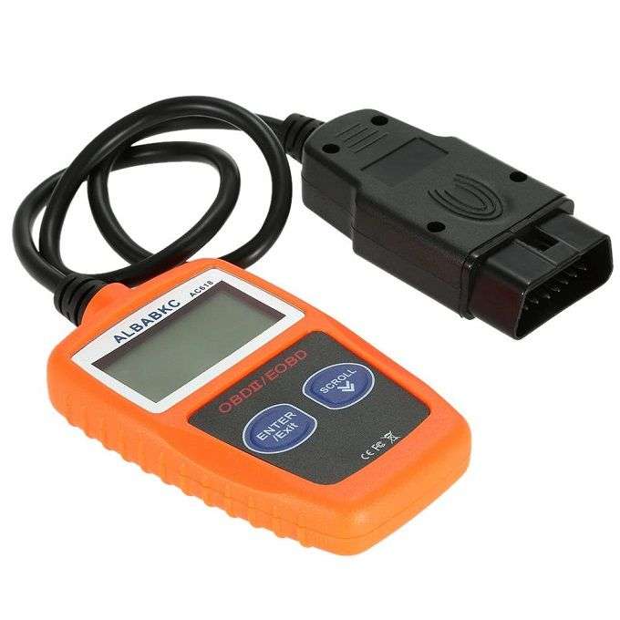 ALBABKC AC618 OBD Car Diagnostic Scan Tool Code Reader Scanner - Open Box