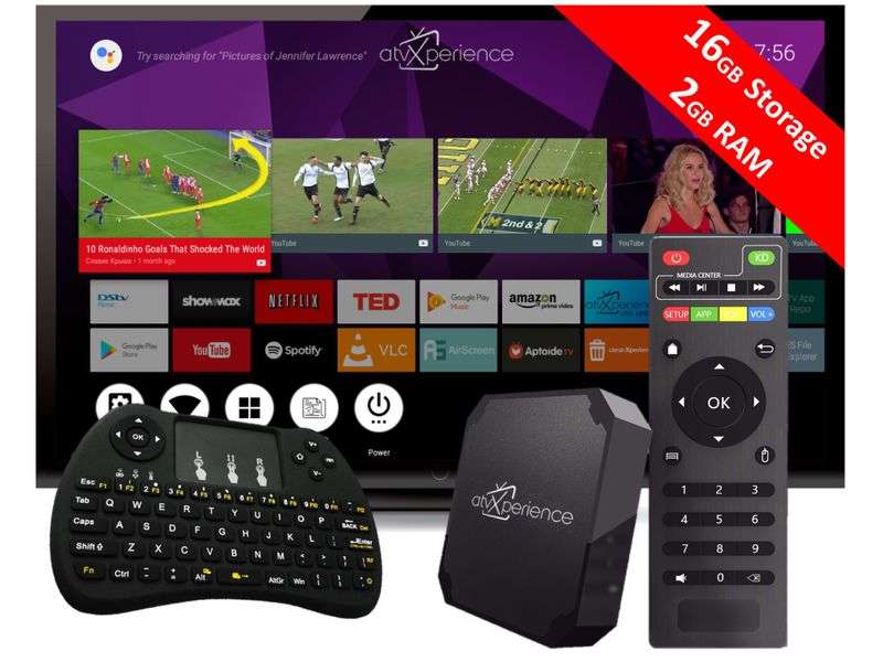 Xperience Android TV Box 16GB with DStv & Netflix