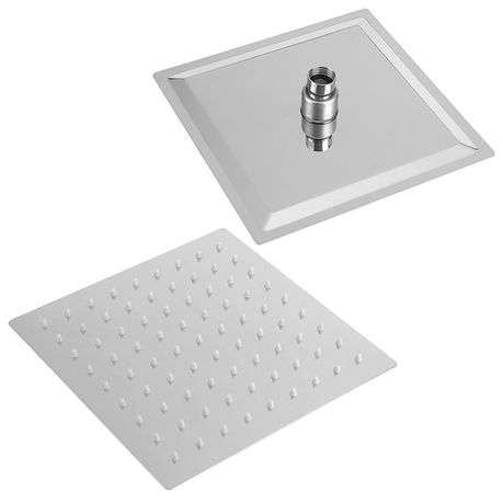 Image result for Stainless Steel Rainfall Shower Head (Square) - 20cm / 8 Inch
