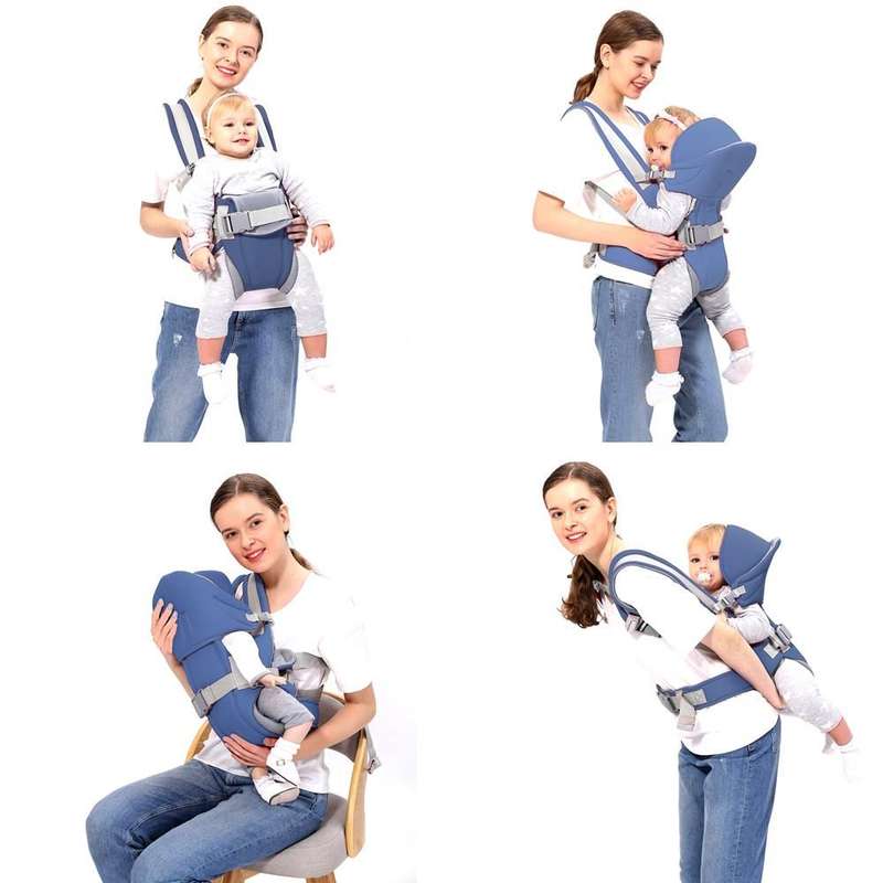 Multifunctional Baby Carrier - Navy(Second hand)