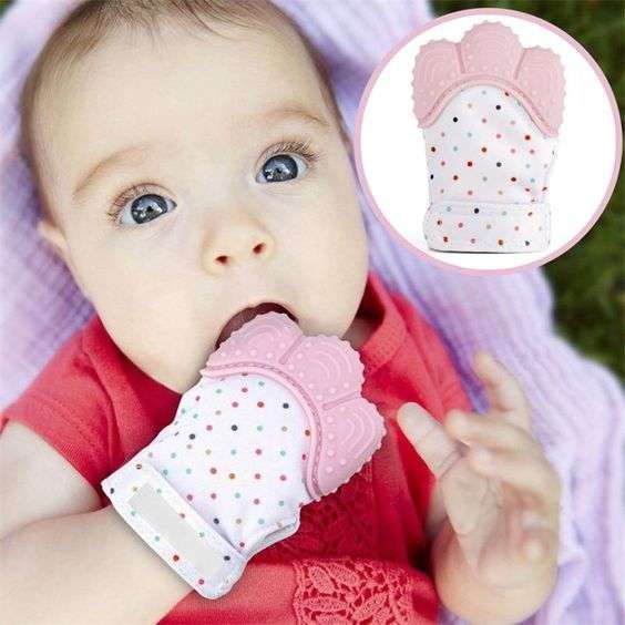 Baby Teething Mittens Set of 2