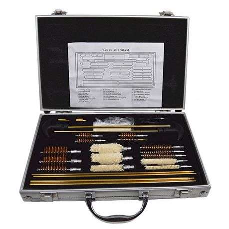 Universal Gun Cleaning Accessory Kit with Aluminium Carry Case ...
