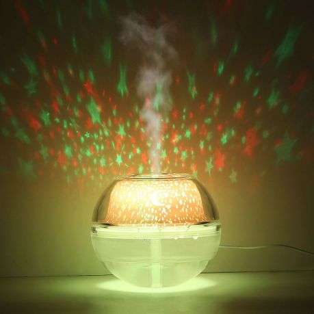 500ml Crystal Night Light Projection Humidifier - Gold | Buy Online in  South Africa | takealot.com