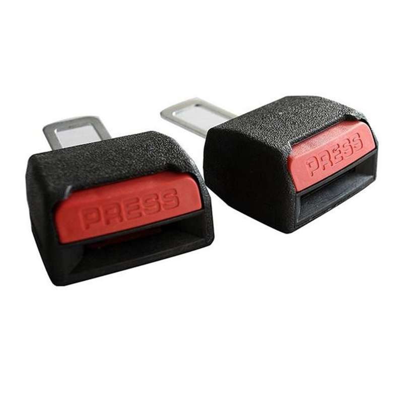 Motolab Seat Belt Buckle Alarm Canceller Extender - Pack of 2 - Open Box