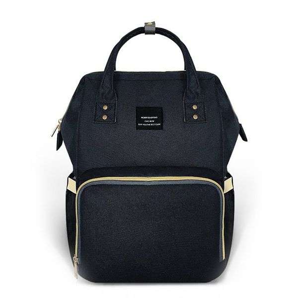 Multi-Functional Diaper Bag - Black (READ THE DESCRIPTION)