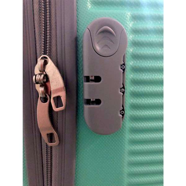 3 Piece Hard Outer Shell Luggage Set - Applegreen