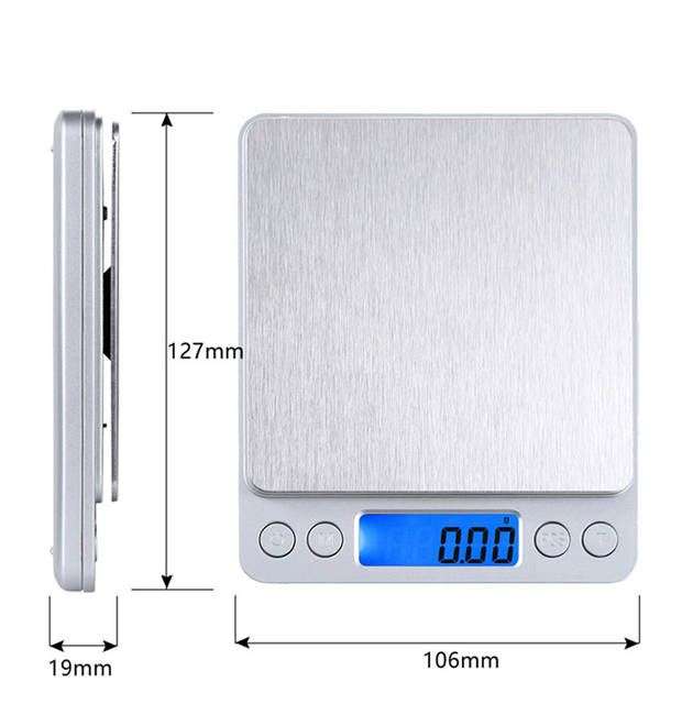 1kg/0.1g Accurate Electrical Kitchen Scale,Coffee Scale Food Weight Postal Scales