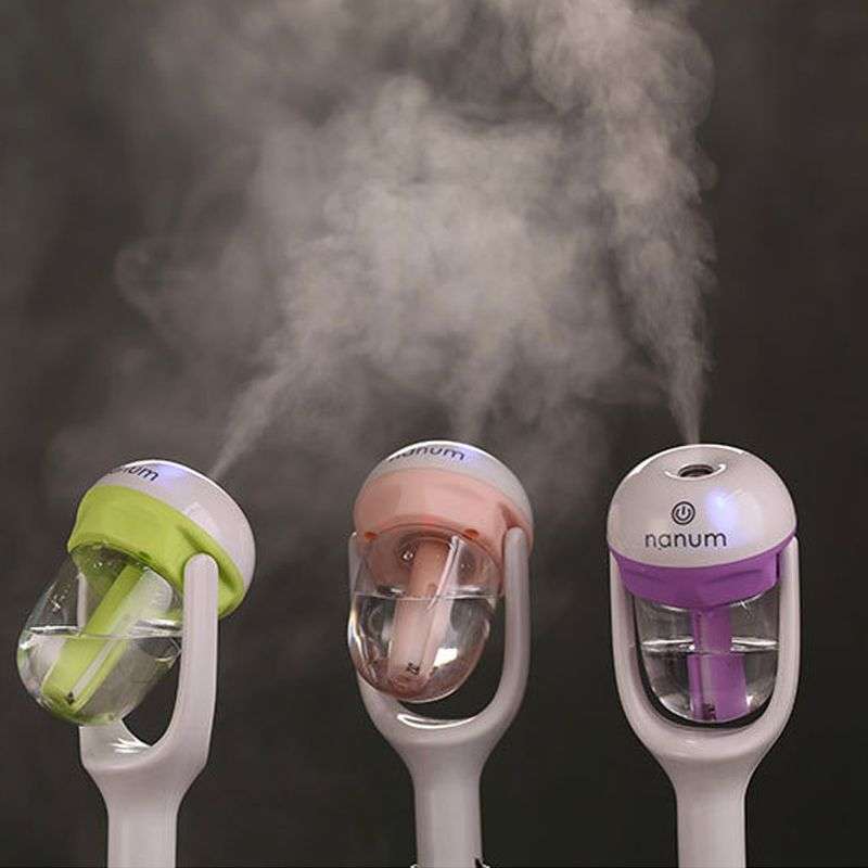 DHAO 12V Car Air freshener Humidifier Air Purifier Aroma Diffuser - Purple