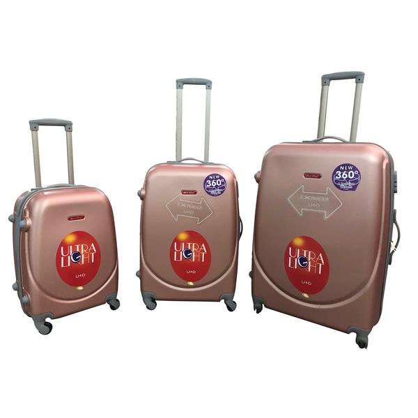 Set of 3 Lightweight Travel Luggage Suitcase .  ( Universal Wheels)
