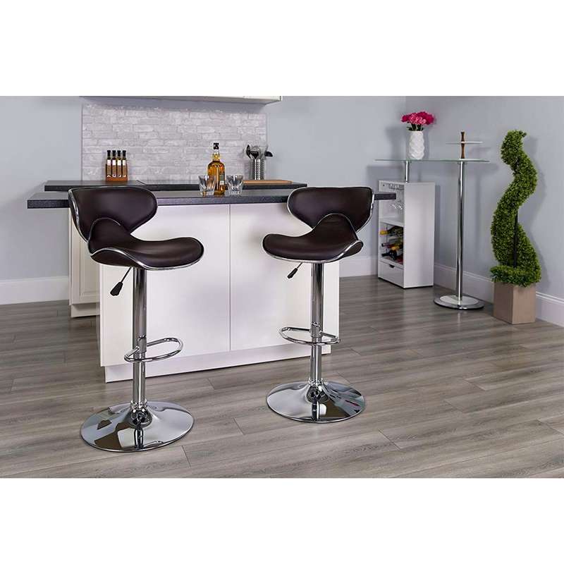 Ergonomic Bar Stool - Black