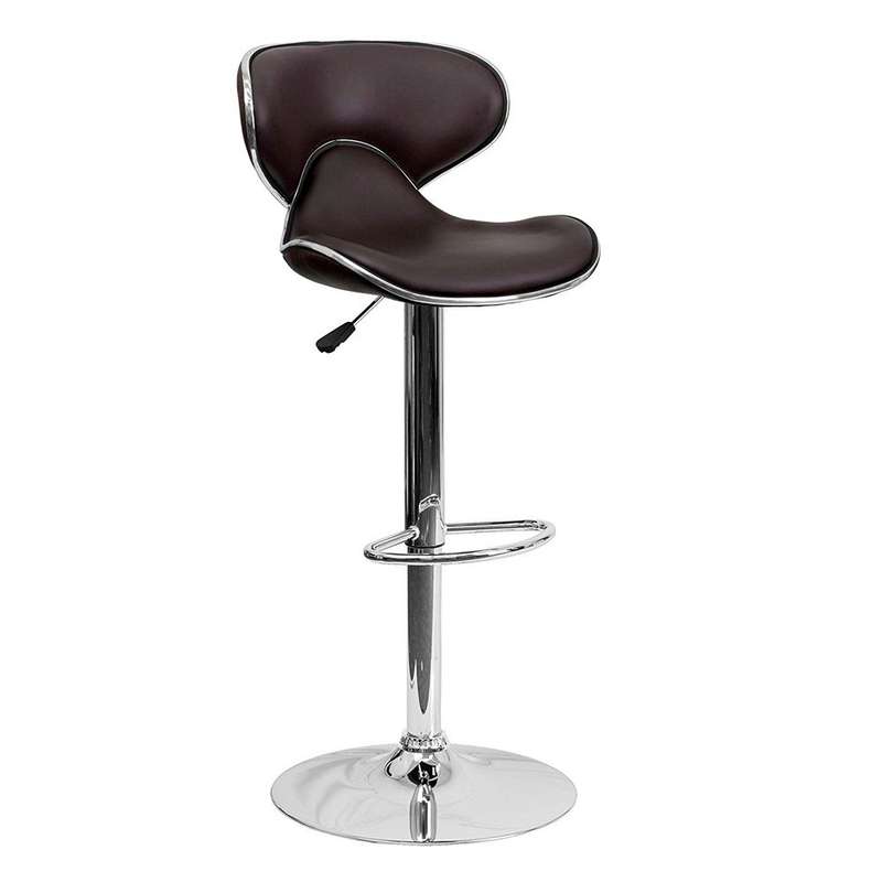 Ergonomic Bar Stool - Black