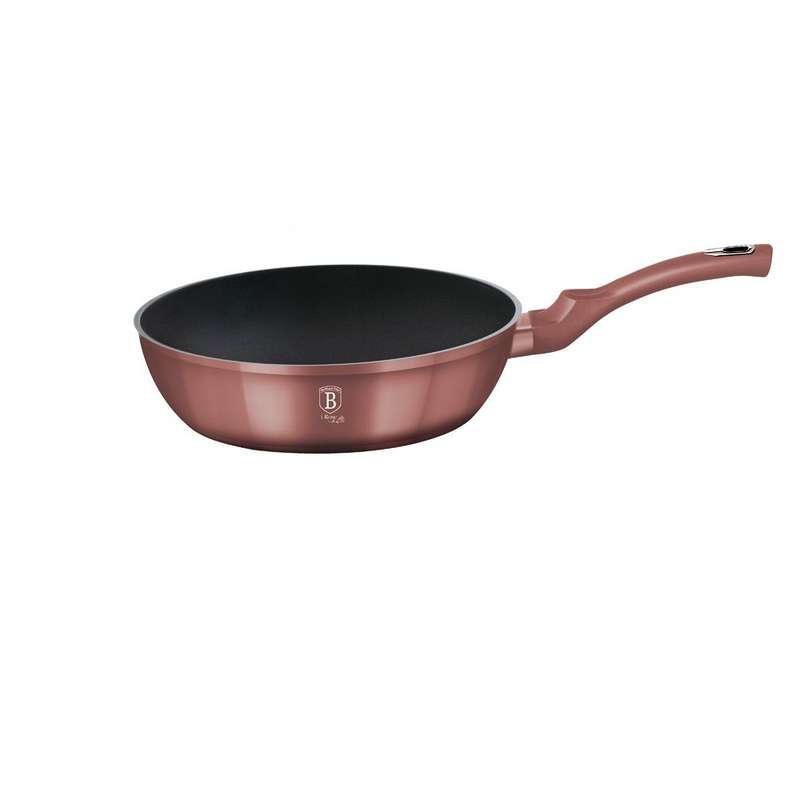 Berlinger Haus 24cm Marble Coating Deep Frypan - Rose Gold (SECOND HAND)