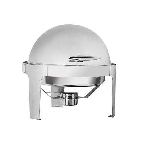 Stainless Steel Round Roll Top Chafing Dish