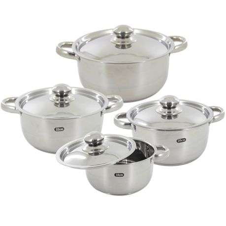 8 Piece dolphin cookware set