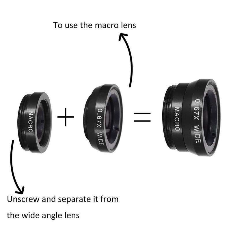 Techme Ultimate Photographic Lens Kit for Smartphone - Universal - OPEN BOX