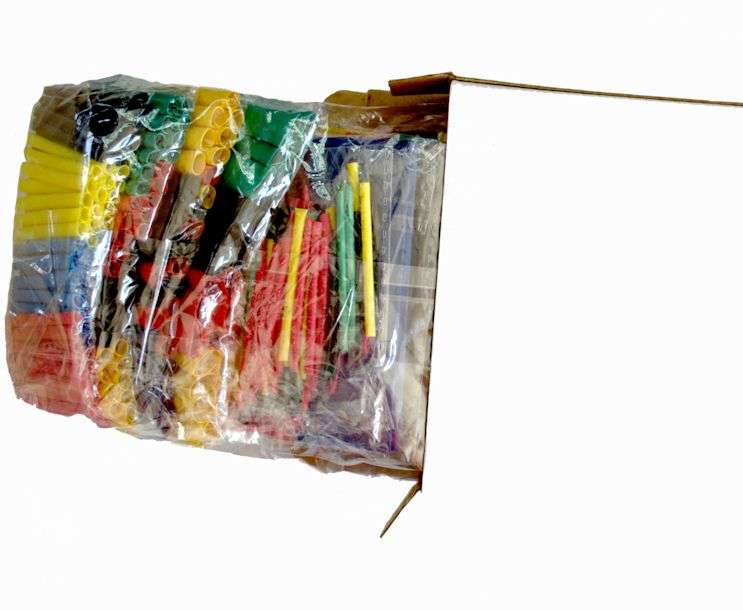 SALIPT Sleeving KIT Heat Shrink Tubing Polyolefin 8 Mixed Colours, 328 pcs