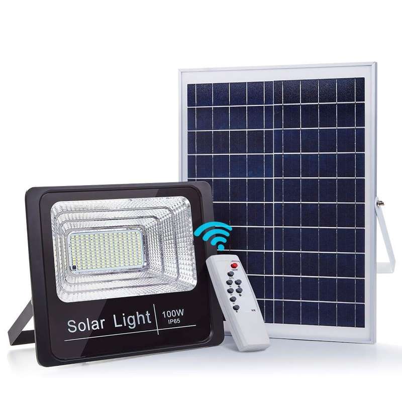 100W Solar LED Flood Light with Remote control