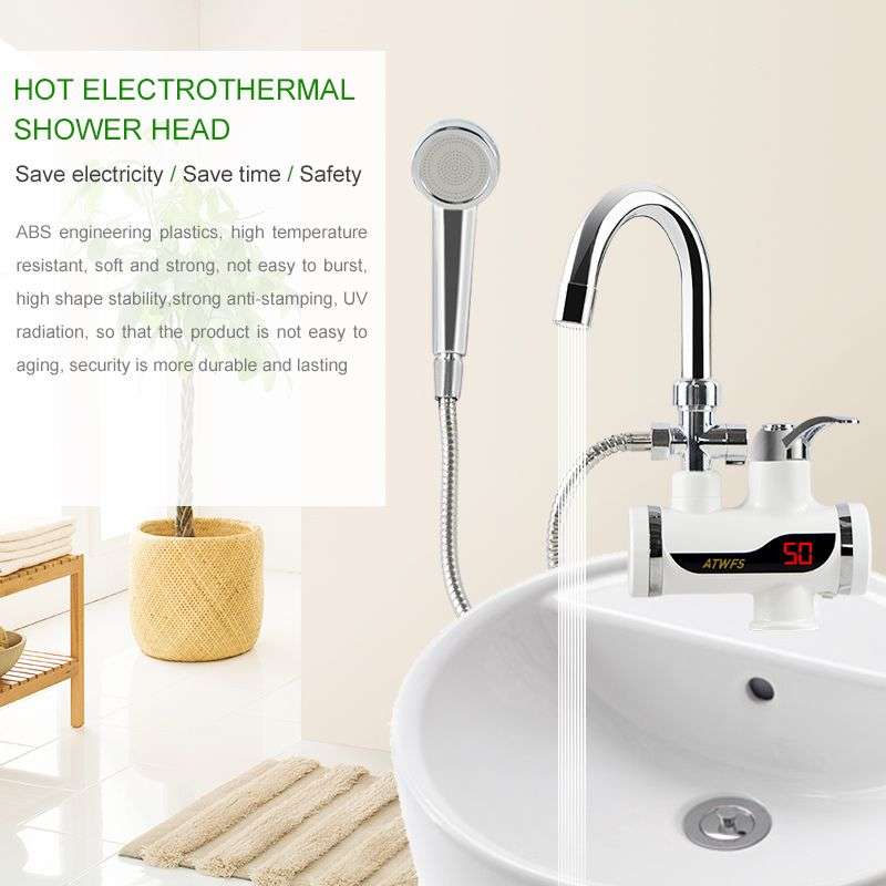 Instant Electric Heating Water Faucet and Shower
