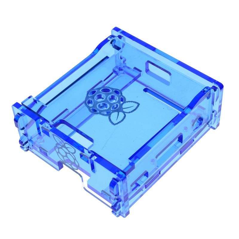 Raspberry PI 3 Model A+ Enclosure in Transparent Acrylic - White