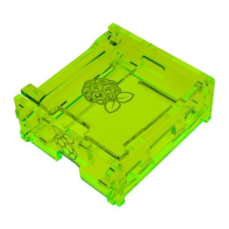 Raspberry PI 3 Model A+ Enclosure in Transparent Acrylic - White