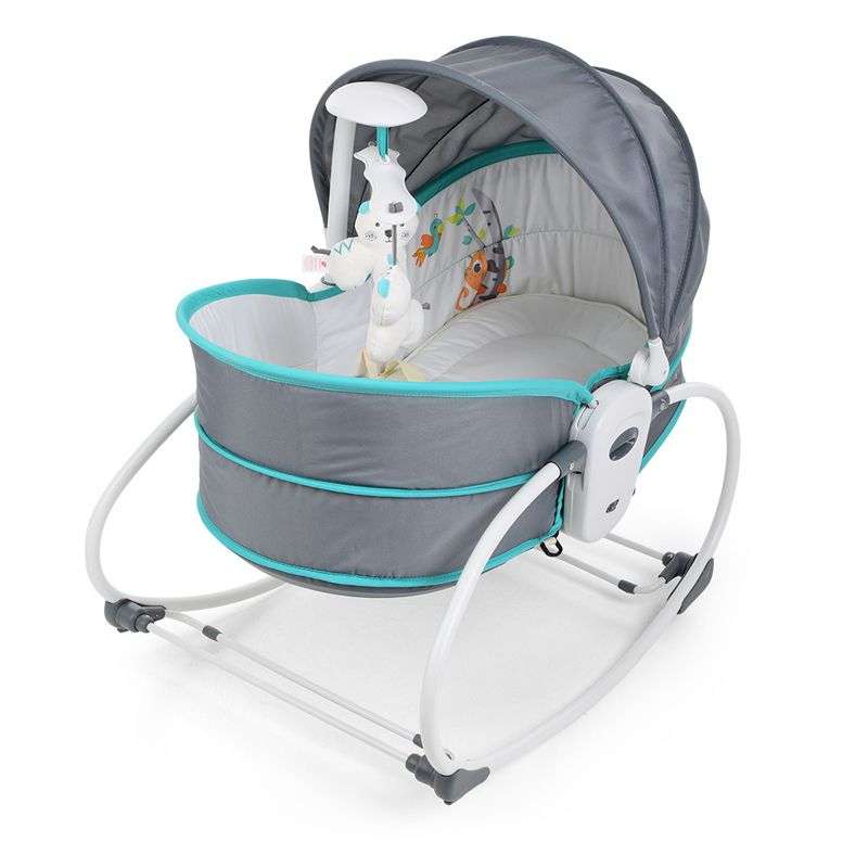 5-in-1 Rocking Bounce Chair with Removable Bassinet and Melody (DISPLAY MODEL)