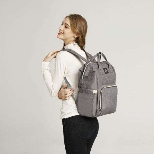 Multi-Functional Diaper Bag - Grey (DISPLAY MODEL)