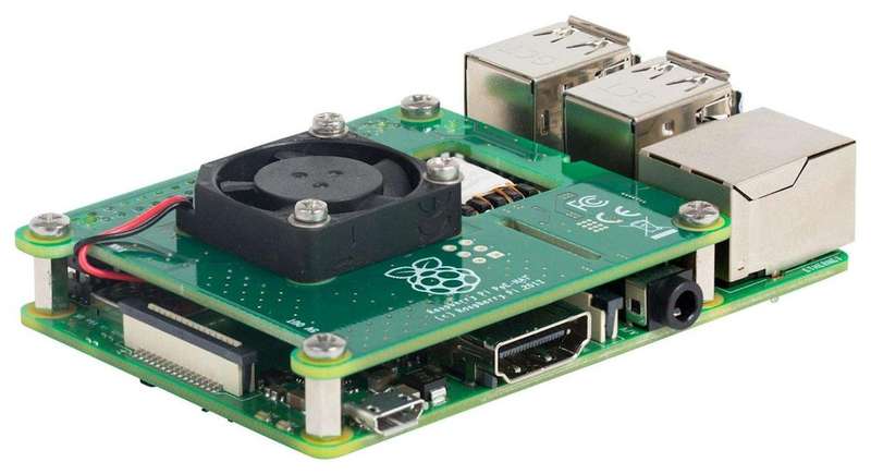 Raspberry Pi Power over Ethernet (PoE) HAT for Raspberry Pi 3 Model B+
