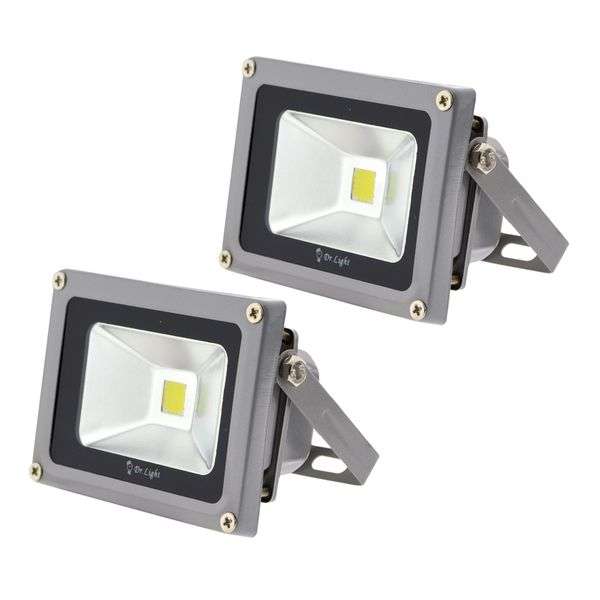 Dr Light FLB 10W COB LED Outdoor Flood Light - Set of 2