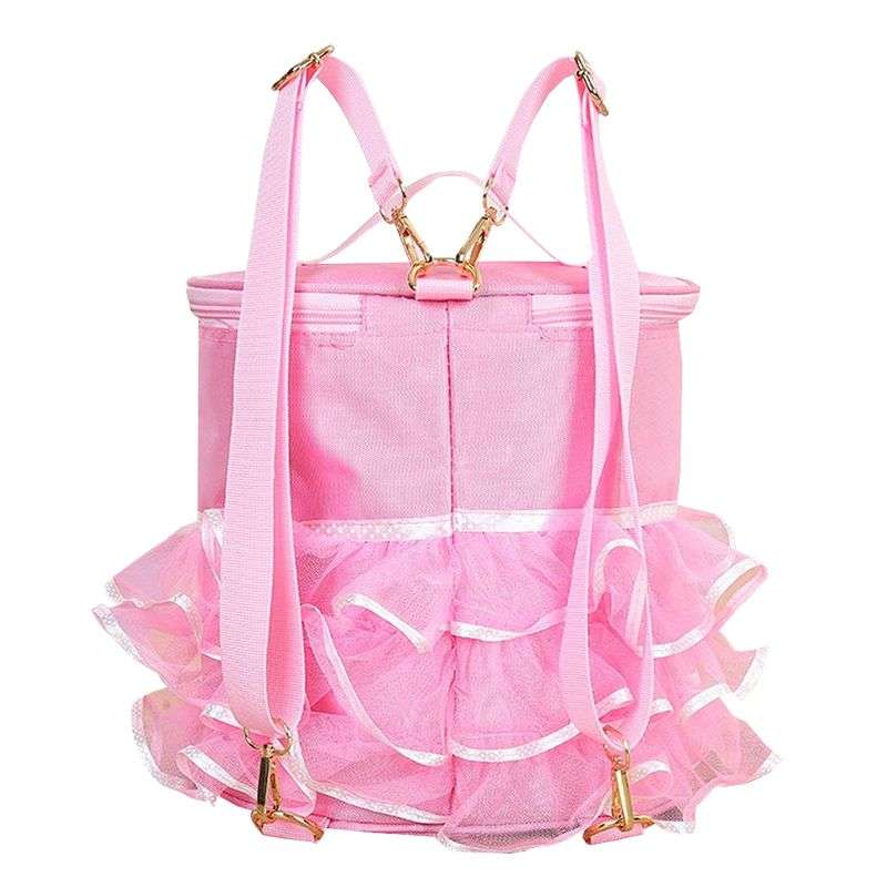 DHAO - Girl Kids Ballet Dance Backpack Tutu Lace Dress Shortage Bag