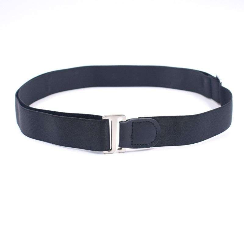 DHAO-Mens Shirt Stay Tuck It Belt Non-slip Wrinkle Bandage Super Belt - Black 2.5