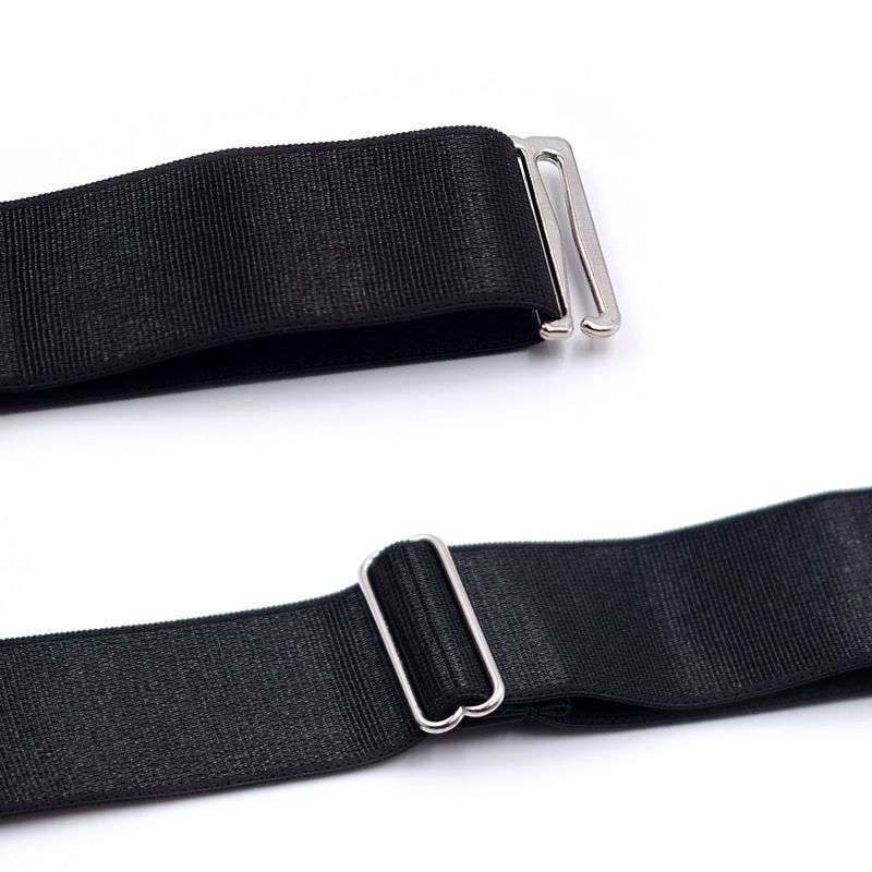 DHAO-Men's Shirt Stays Garters Suspenders Shirt Holder Elastic Straps Round