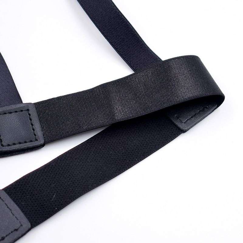 DHAO-Men's Shirt Stays Garters Suspenders Shirt Holder Elastic Straps Round