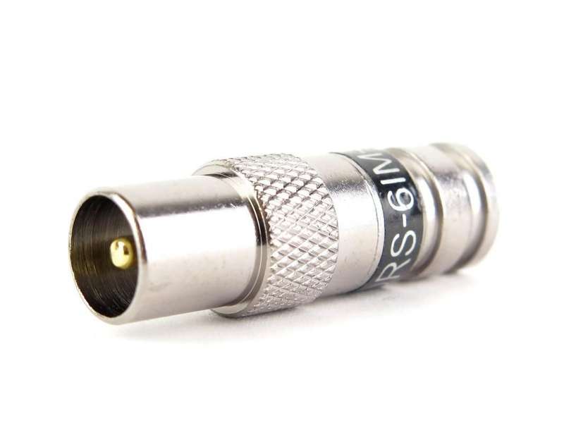 TV Connector RG-6, MALE,  Compression Connector