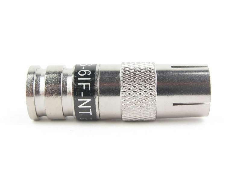 TV Connector RG-6, FEMALE,  Compression Connector
