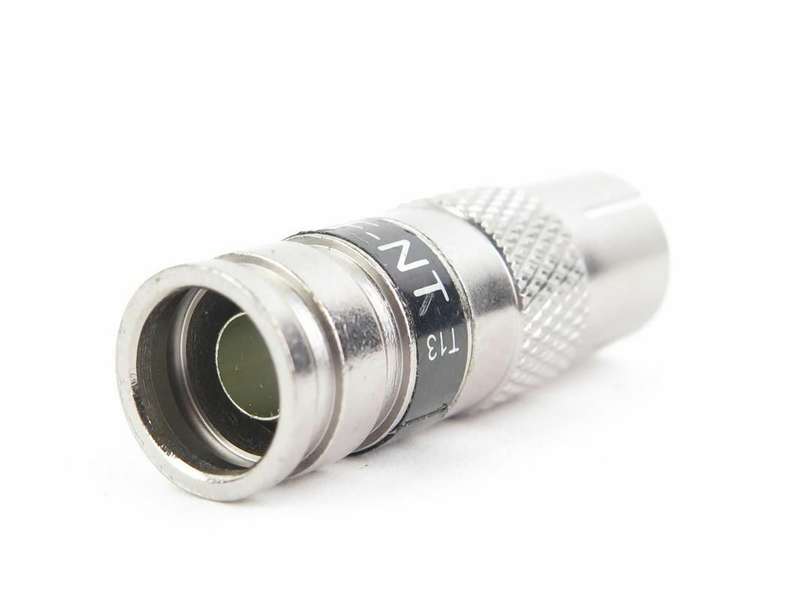 TV Connector RG-6, FEMALE,  Compression Connector