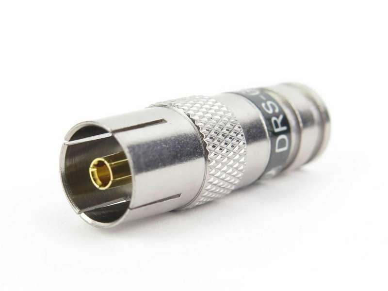 TV Connector RG-6, FEMALE,  Compression Connector