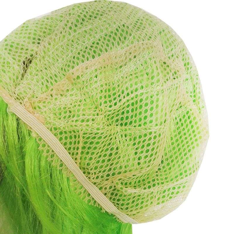 Dhao - Women's Short Hair Straight Bob Synthetic Wigs With Hair Bangs - Green