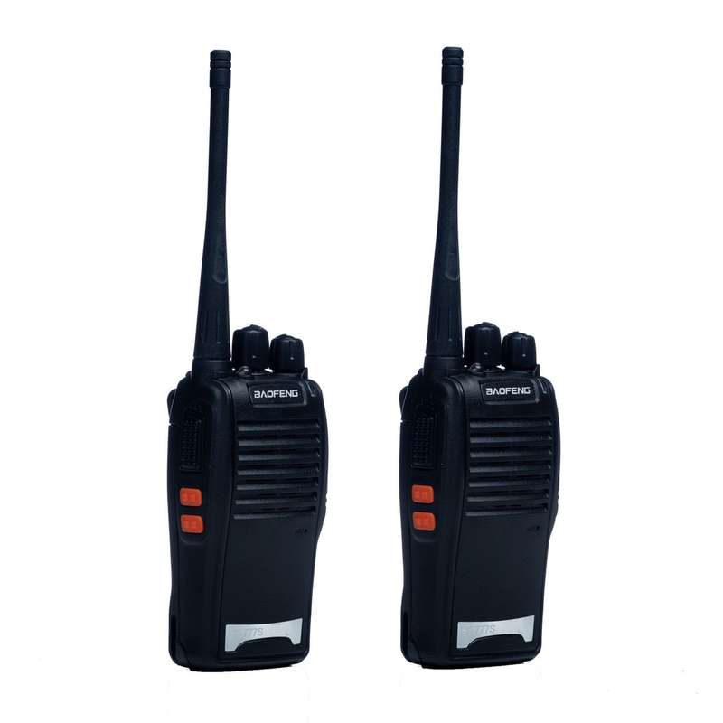 Bao Feng Walkie Talkie Set of Two 5km Range Navigation Radio BF-777S