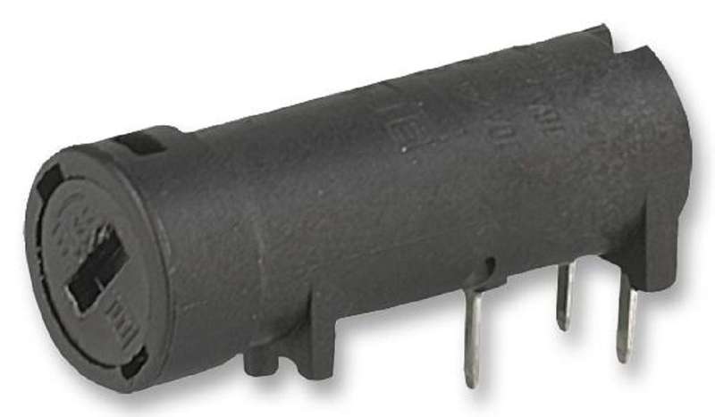 Fuseholder, PCB Mount, 250V, 10A, 5 x 20mm, Solder, Through Hole