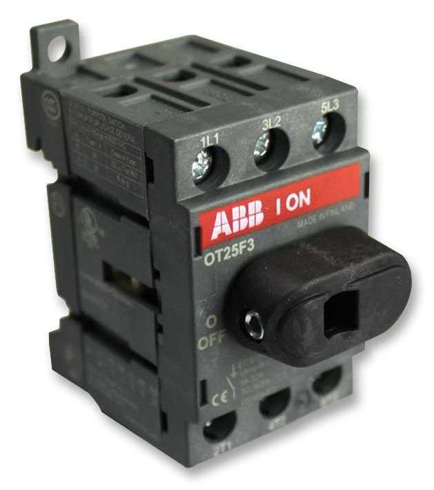 Load Break, 25 A, 750 V, 3 Pole, OT Series